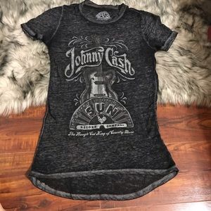 Johnny Cash Sheer Top XS